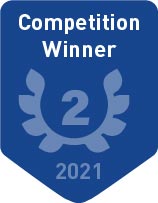 Second Place badge